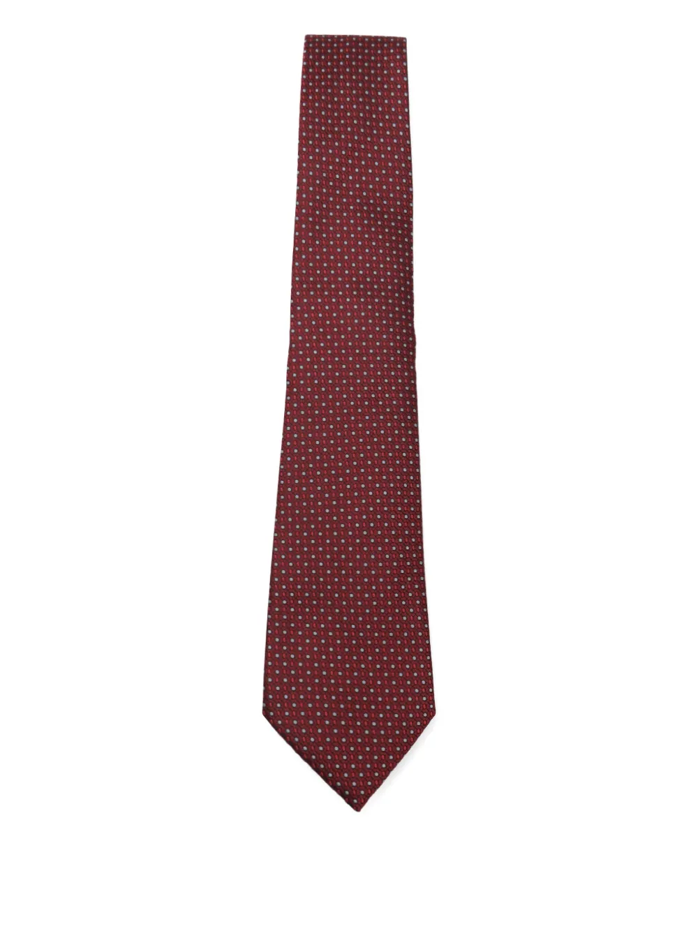 

Шерстяной галстук с узором Canali, красный