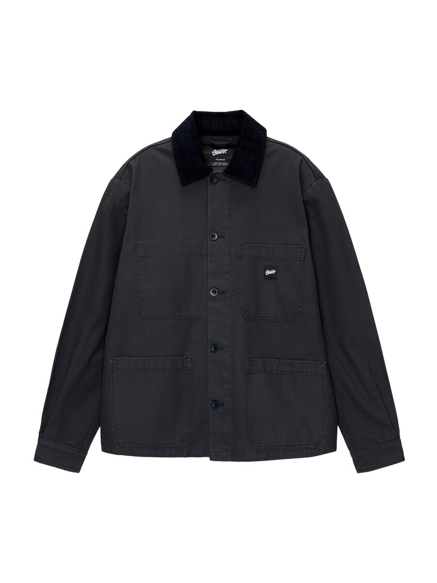 

Всесезонная куртка Pull&Bear Between-Season Jacket, темно-синий