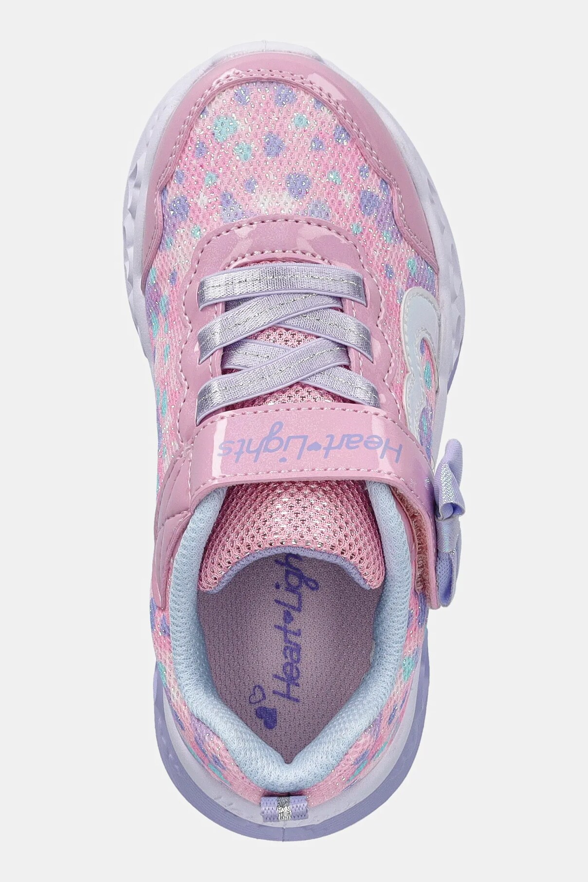 Детские кроссовки FLUTTER HEART LIGHTS Skechers, розовый — фото 4