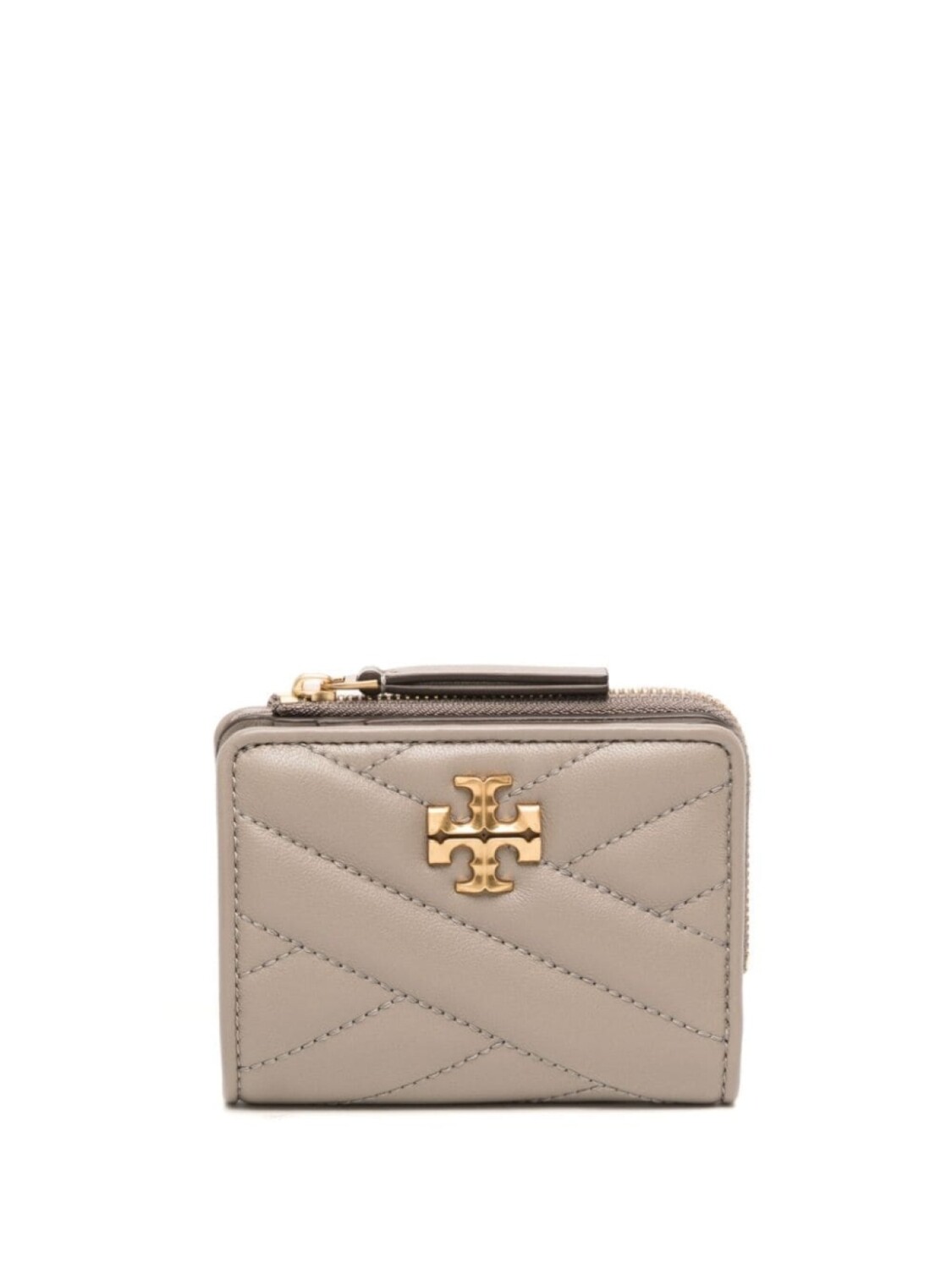 

Tory Burch кошелек Kira с шевронным стеганым узором, складывающийся в два сложения, коричневый
