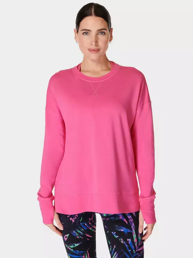 

Толстовка Sweaty Betty After Class Longline, цвет camellia/pink