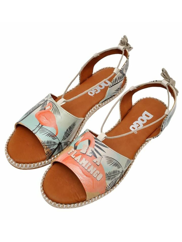 Сандалии на плоской подошве Dogo Hazel Sandalen - Be a Flamingo, бежевый — фото 2