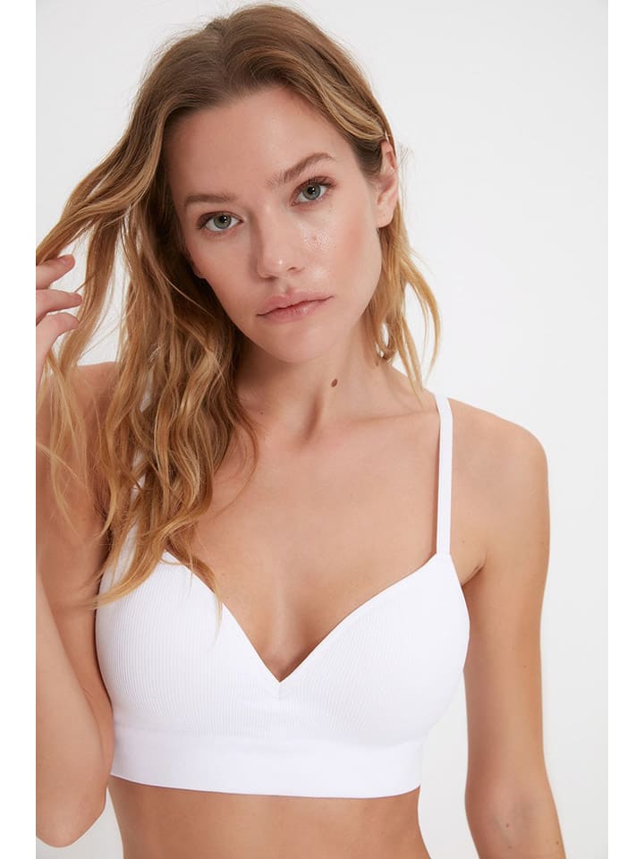 

Trendyol Белый бюстгальтер без косточек