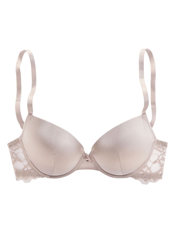 

LASCANA Бюстгальтер пуш-ап песочного цвета