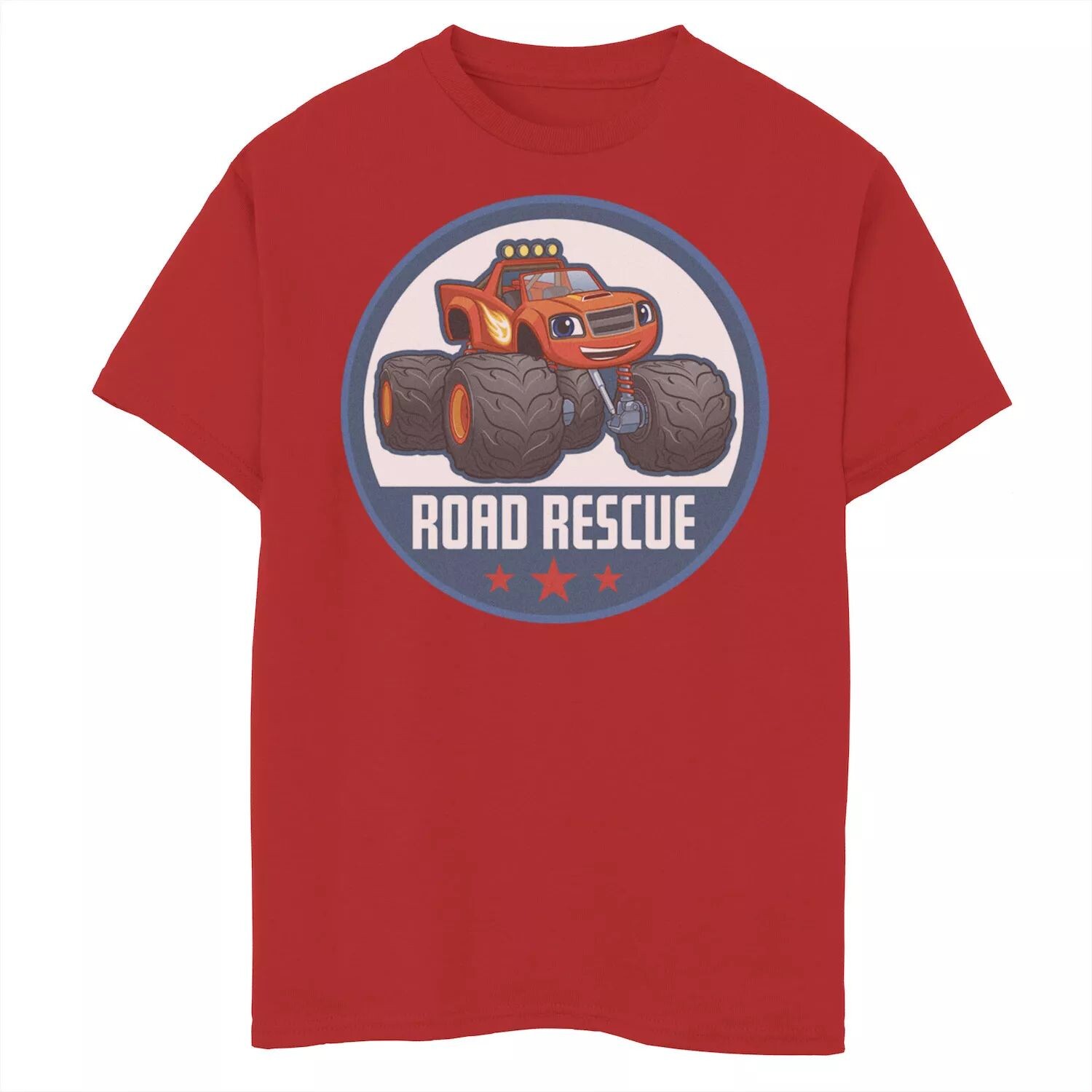 

Футболка с плакатом и плакатом дорожно-спасательного круга для мальчиков 8–20 лет «Пламя и монстр-машины» Nickelodeon