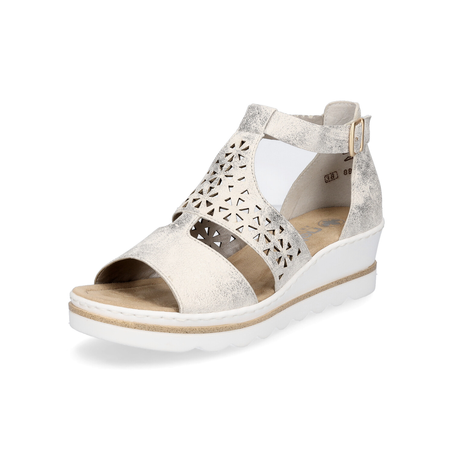 

Сандалии rieker Keilsandalette, бежевый