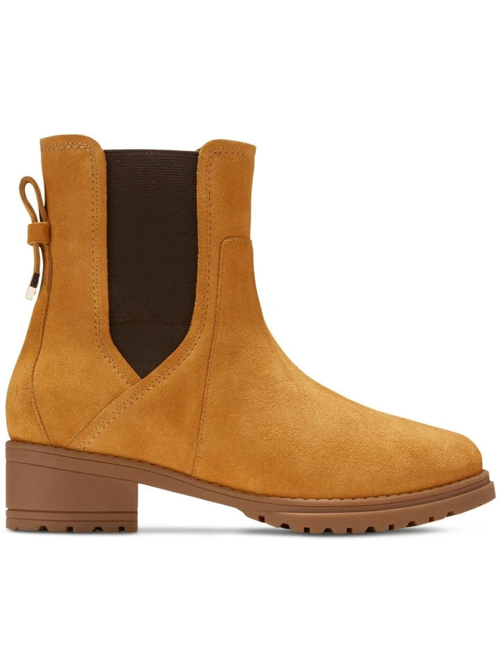 Cole Haan Camea Ботинки женские коричневые кожаные с круглым носком — фото 2