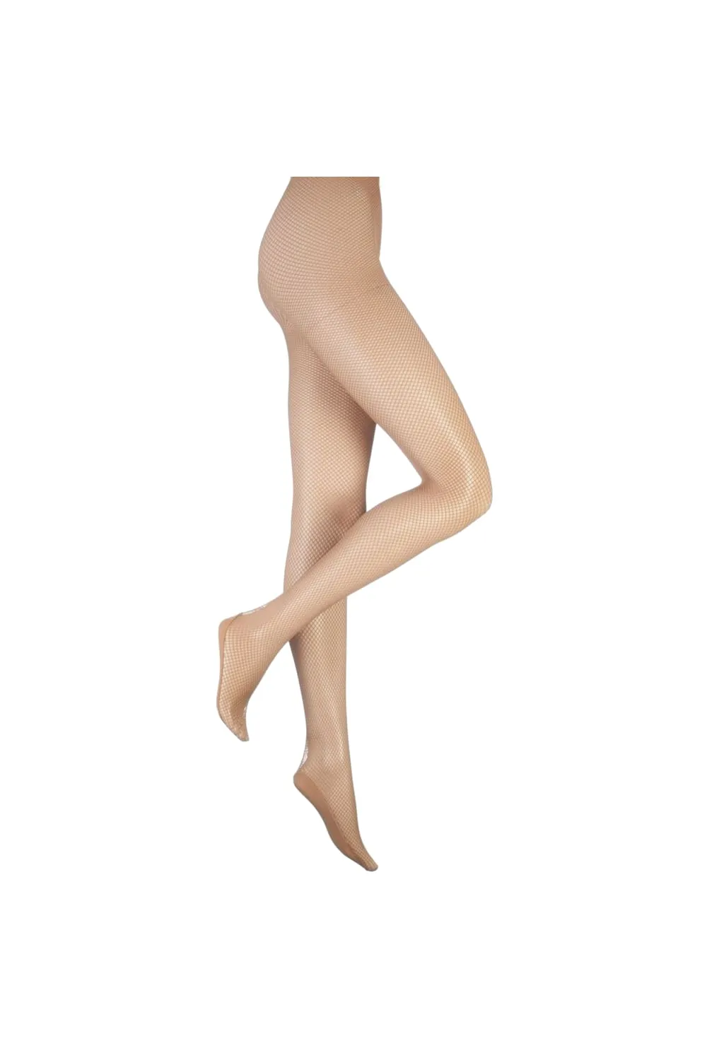 

Профессиональные колготки в сеточку для танцев (1 пара) Silky, коричневый