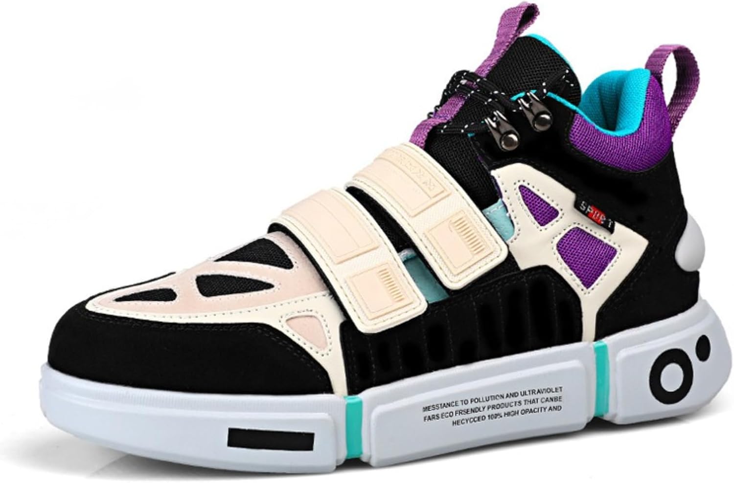 

Мужские кроссовки с граффити на коже, шнуровкой, средней высоты платформой, с поддержкой свода стопы, легкие, противоскользящие, для бега, классические обувь для ходьбы, вождения и спорта Qklmwes, белый