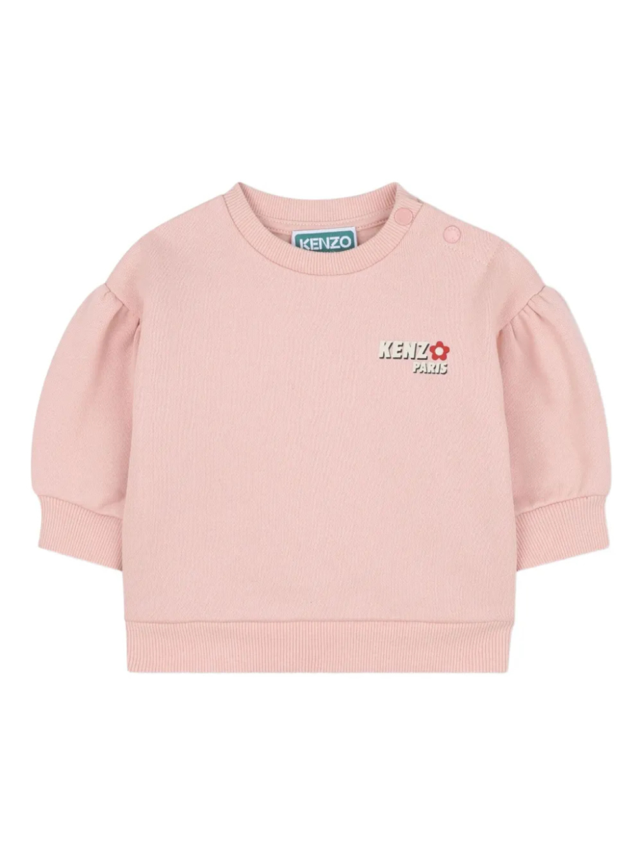 Kenzo Kids спортивный костюм с объемными рукавами, розовый — фото 4