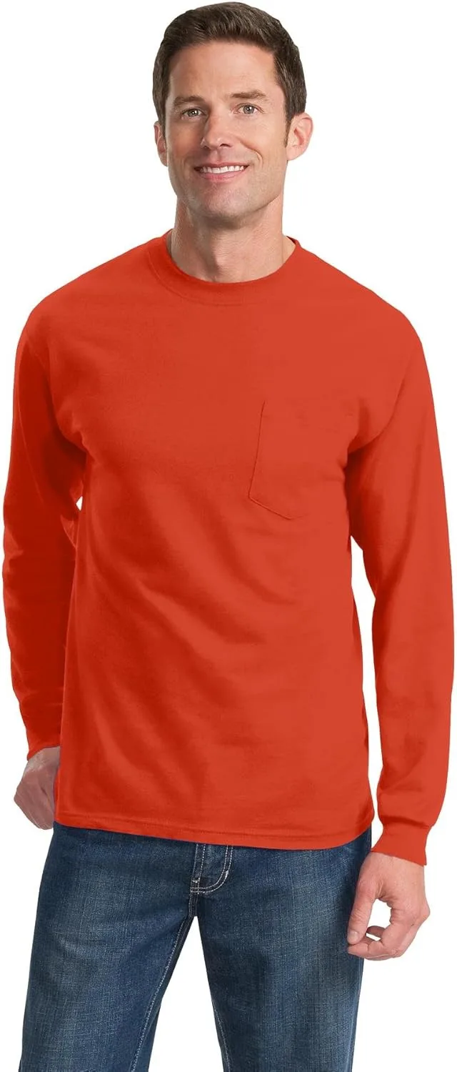 

Мужская футболка с длинным рукавом и карманом Apparel Globe
