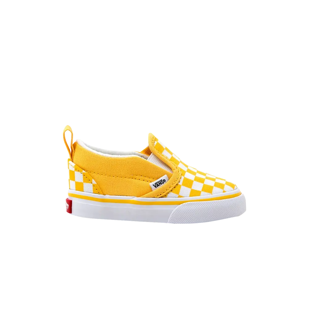 Слипоны V для малышей Vans, золото