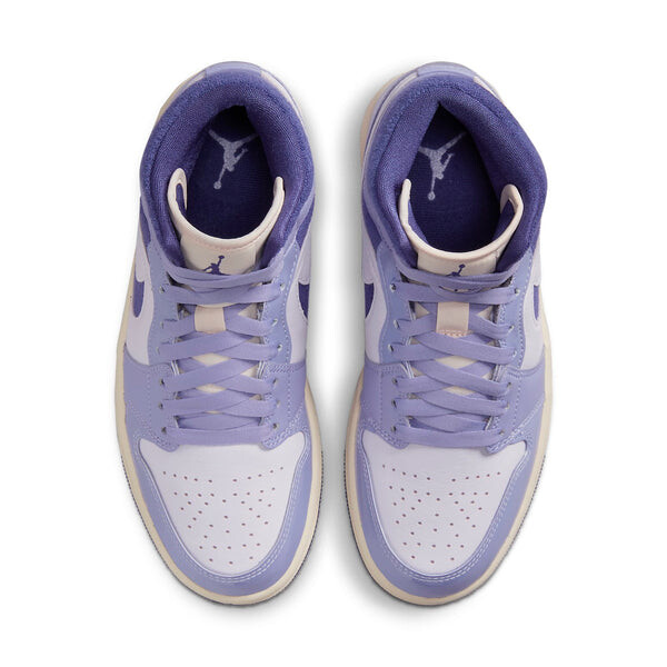 Кроссовки (WMNS) Air Jordan 1 Mid SE 'Sky J Light Purple', фиолетовый — фото 3
