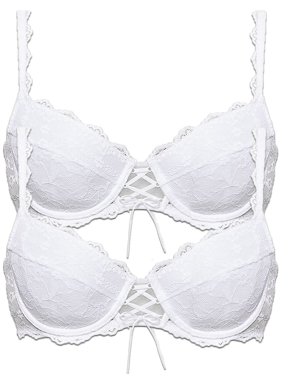 

Бюстгальтер пуш ап SUSA 2er Pack Push Up Dirndl BH Wiesn Zauber, белый