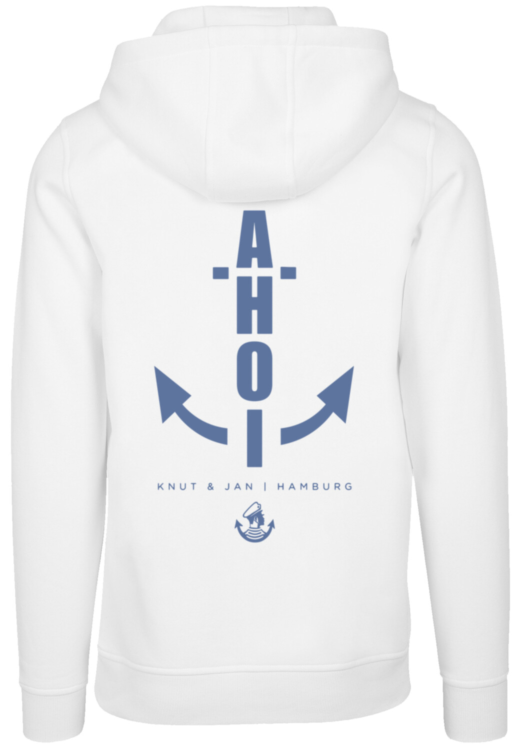 

Пуловер F4NT4STIC Hoodie AHOI Knut & Jan Hamburg, белый