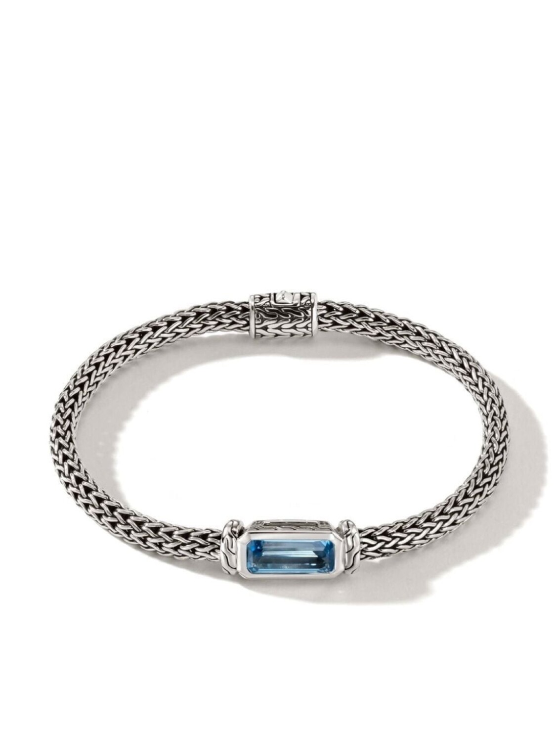 

Браслет Classic Chain с аквамарином John Hardy, серебряный