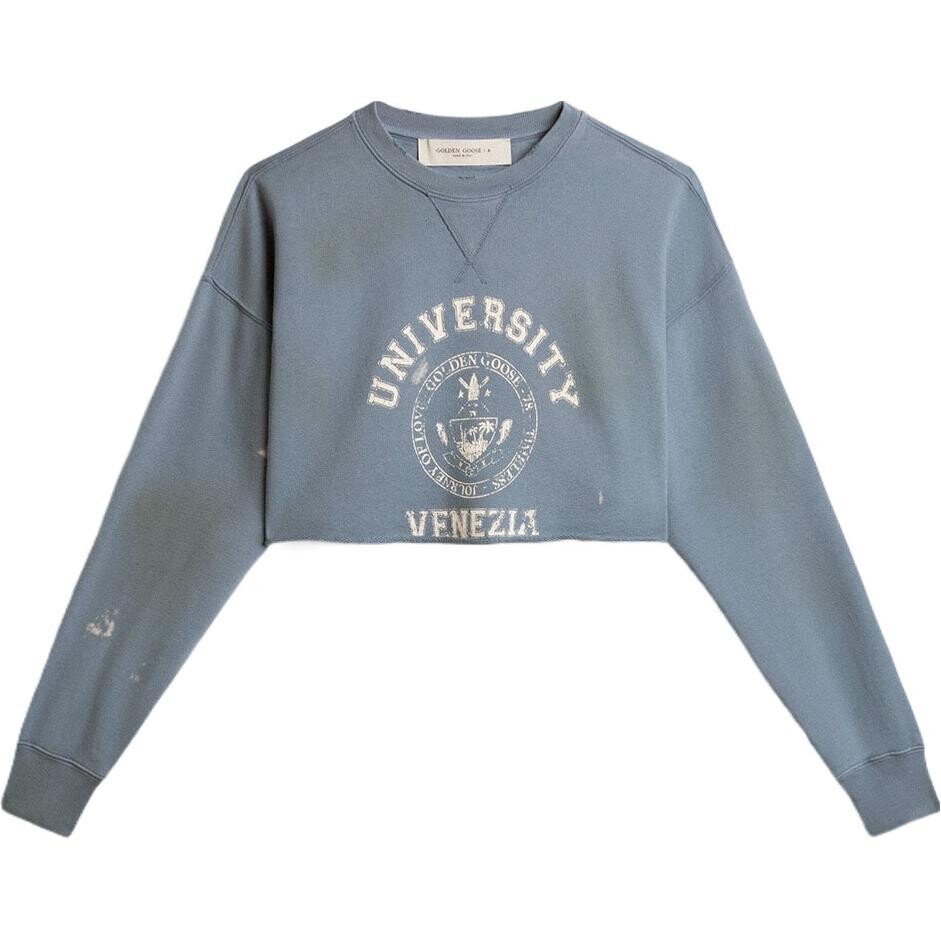 

Свитшот женский светло-серый Golden Goose