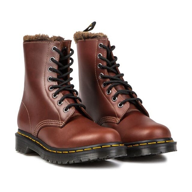 Доктор ботинки Martens 1460 Serena Dr Martens, коричневый — фото 2