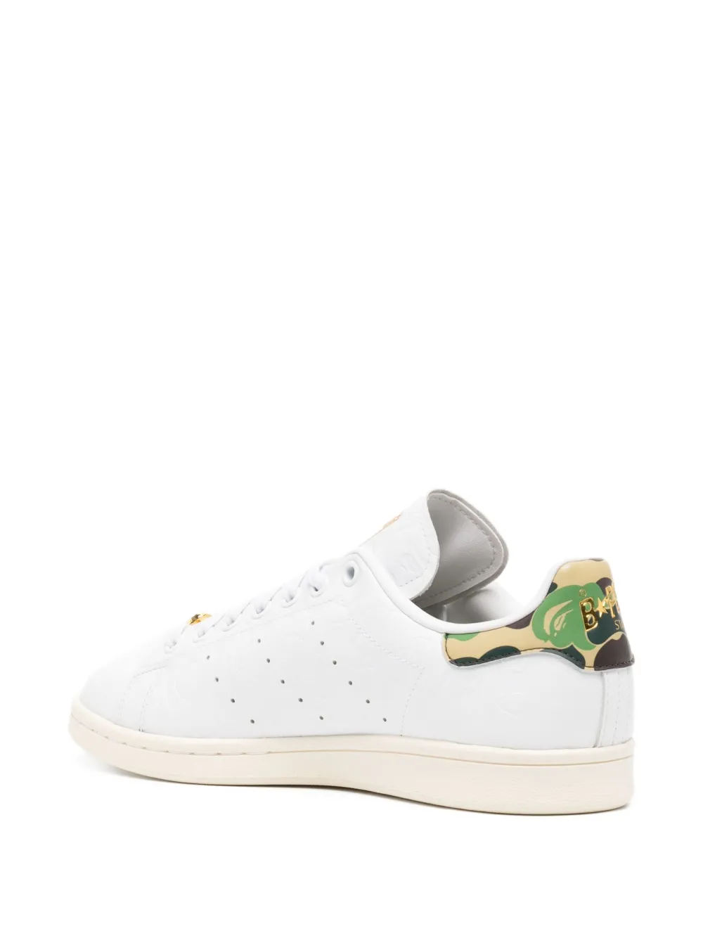 Кроссовки Stan Smith из коллаборации с Adidas A BATHING APE, белый — фото 3