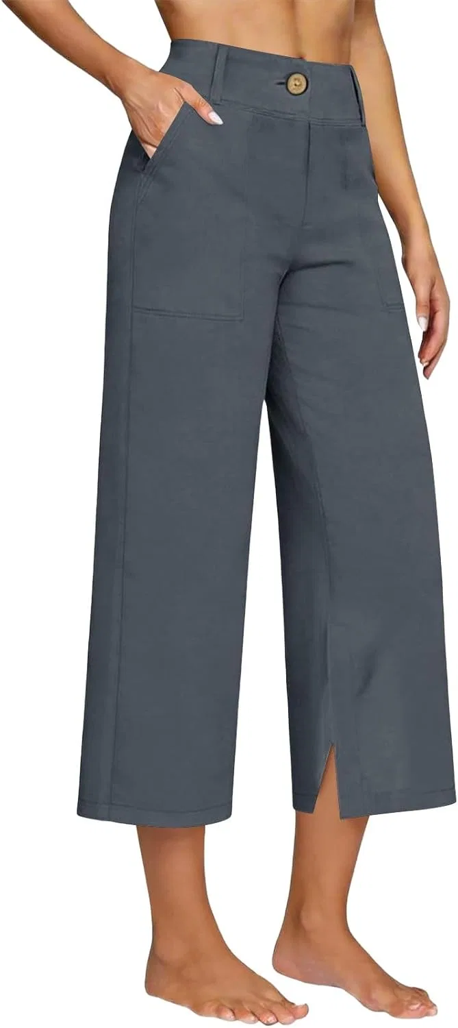 Брюки Casual, широкие, Dark Gray — фото 4