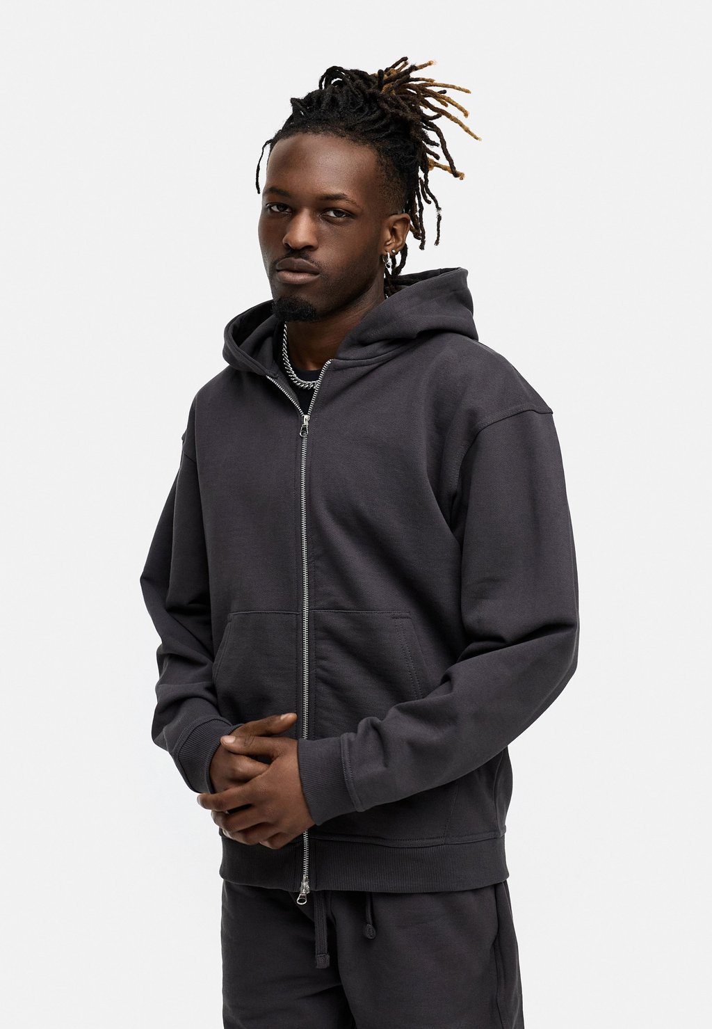 

Толстовка на молнии ZIPPER-HOODIE One Redox, антрацит