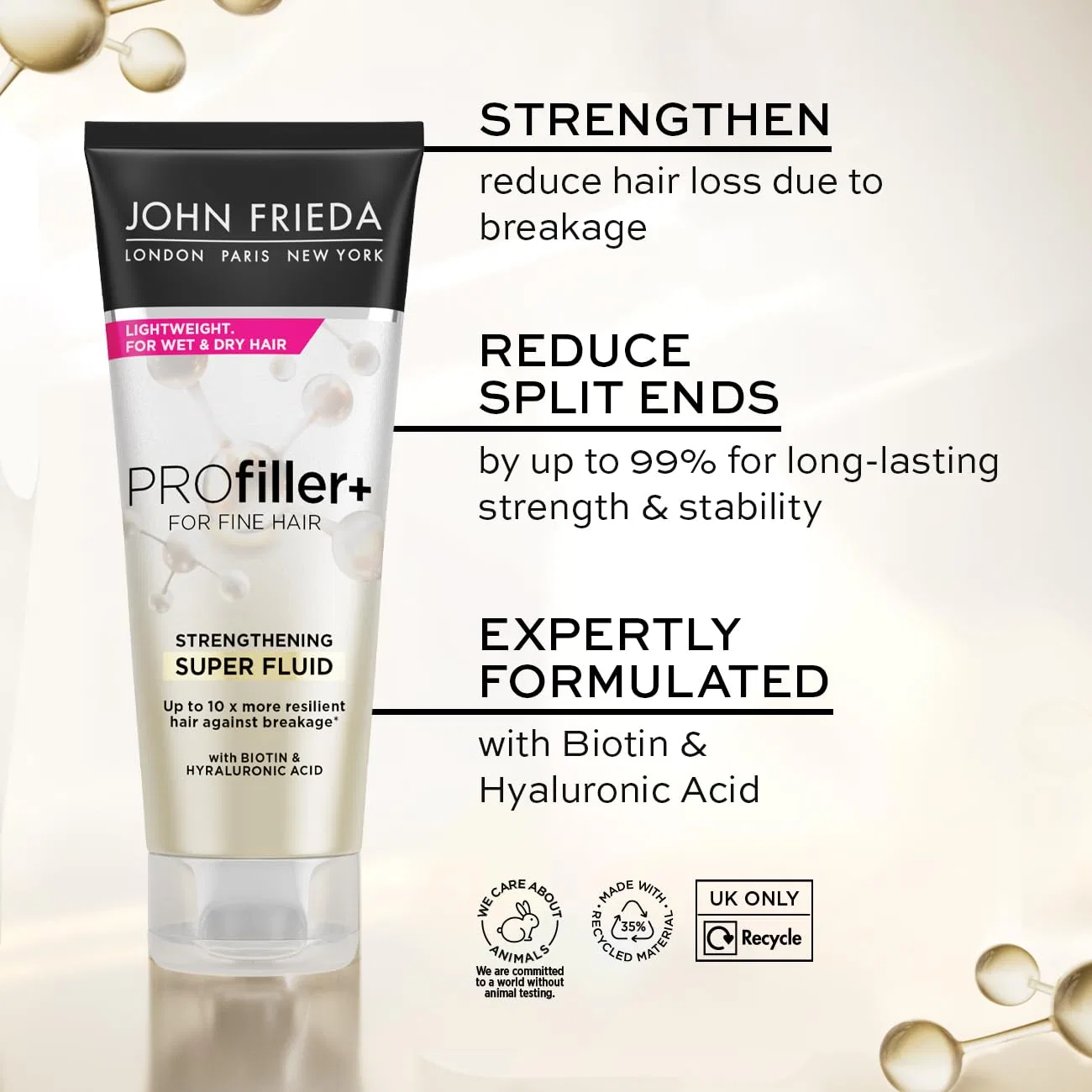 Укрепляющий суперфлюид John Frieda PROfiller+ 100 мл John Frieda — фото 2
