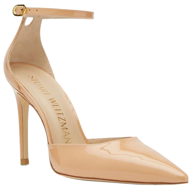 SW Slim Heel Высокие каблуки 10 см Женские Бежевые Stuart Weitzman — фото 4