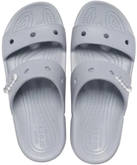 Классические сандалии Crocs унисекс, Lightgrey — фото 4
