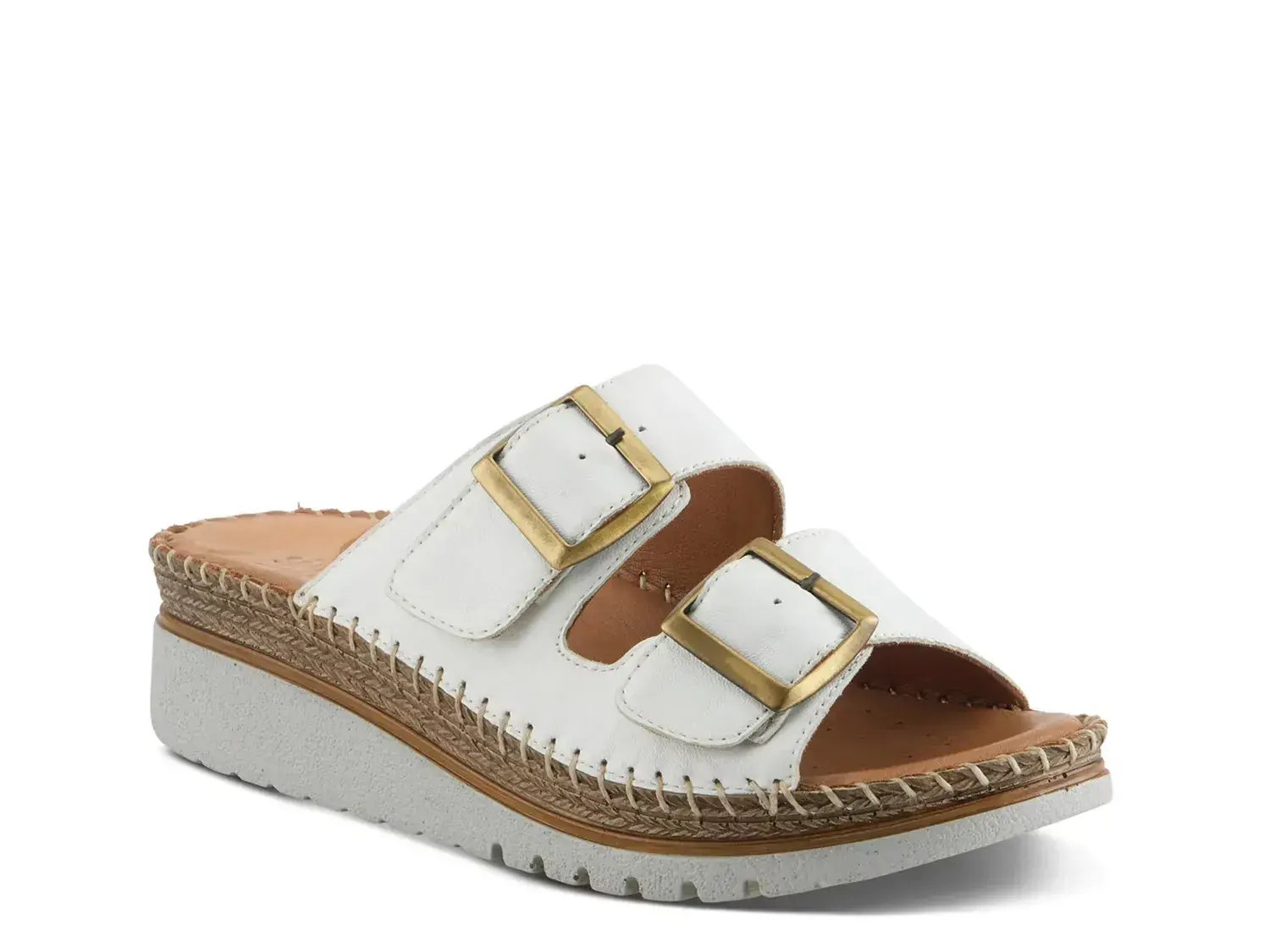 Миниатюрные босоножки на платформе Spring Step, White