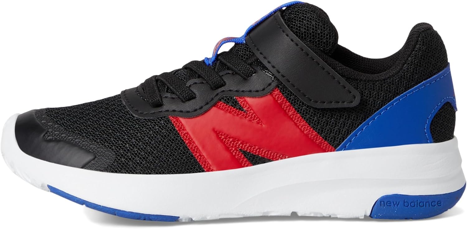 Кроссовки New Balance Kids' Dynasoft 578 V1 на липучках, черный/красный — фото 4