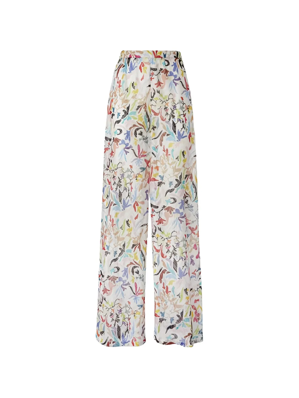 

Широкие брюки с цветочным принтом Missoni, белый