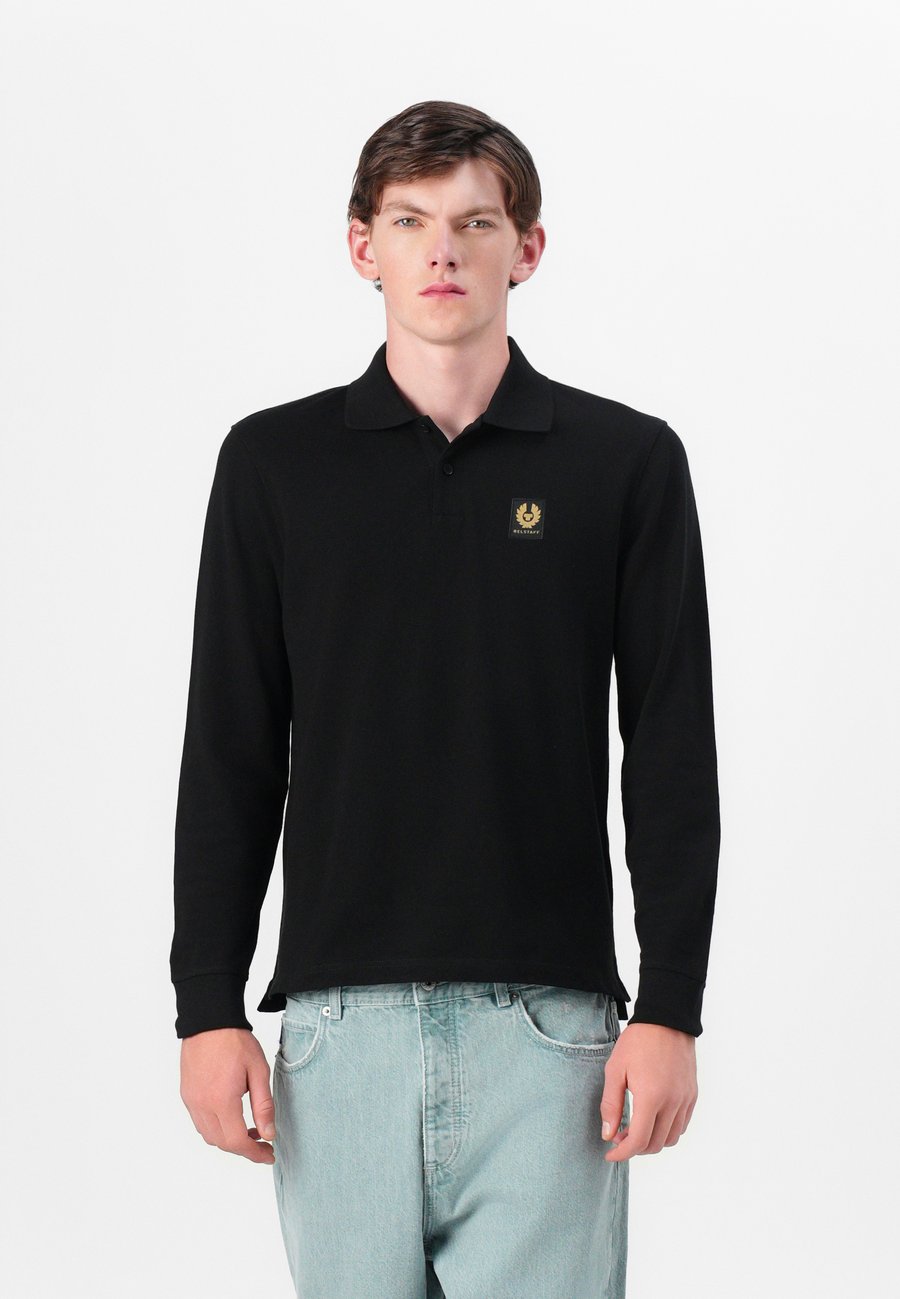 

Поло Belstaff LONG SLEEVED, Black, Черный, Поло Belstaff LONG SLEEVED, Black