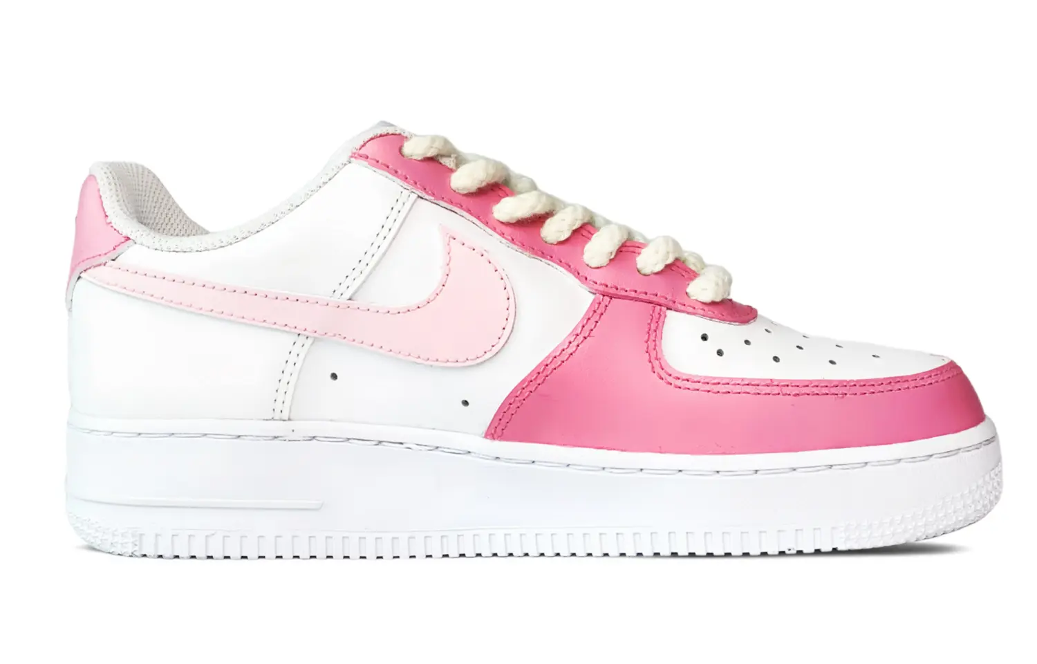 

Кроссовки Nike Air Force 1 Skateboarding Shoes Women's Low-top White/pink, фуксия, Розовый, Кроссовки Nike Air Force 1 Skateboarding Shoes Women's Low-top White/pink, фуксия