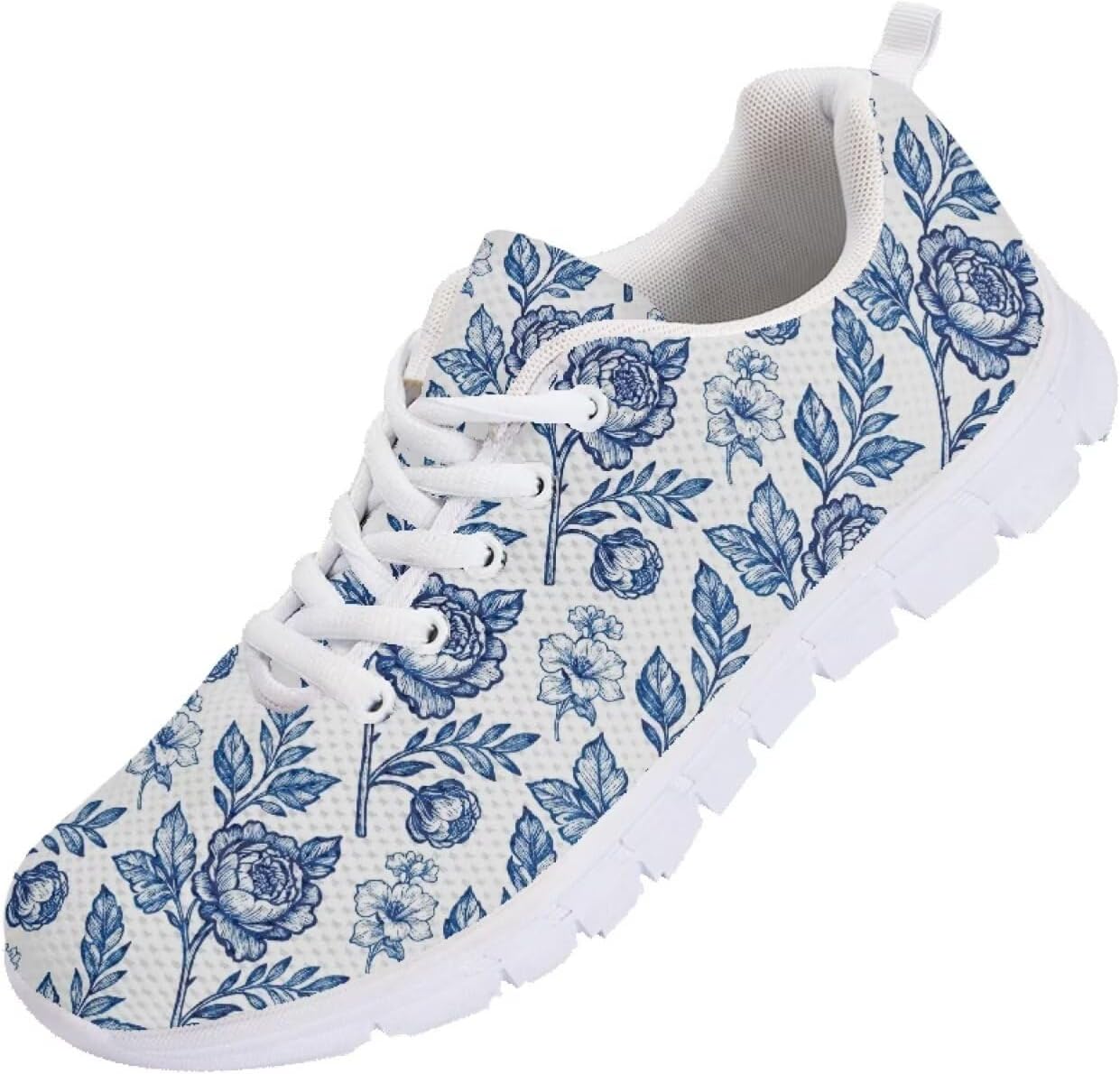 

Мужские кроссовки Funnydude Funny Print для бега, легкие осенние кроссовки, удобная обувь для спортзала, синий