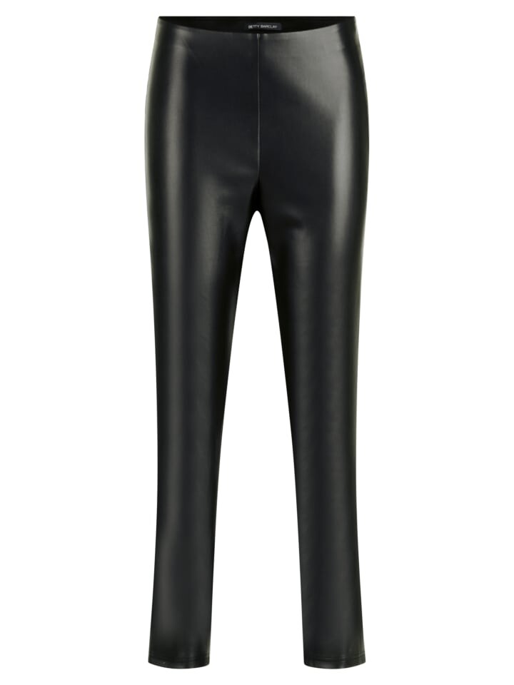 

Тканевые брюки Betty Barclay Kunstleder-Leggings Slim Fit, черный
