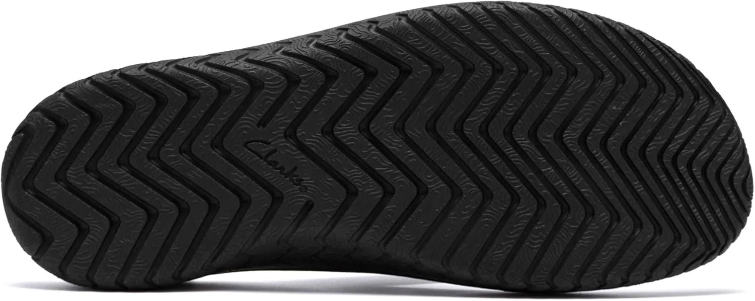 Шлепанцы Clarks mens Wesley Surf, черный — фото 4