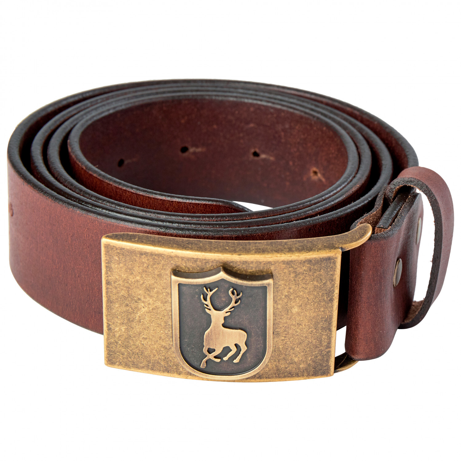 

Ремень Deerhunter Leather Belt, цвет Cognac Brown