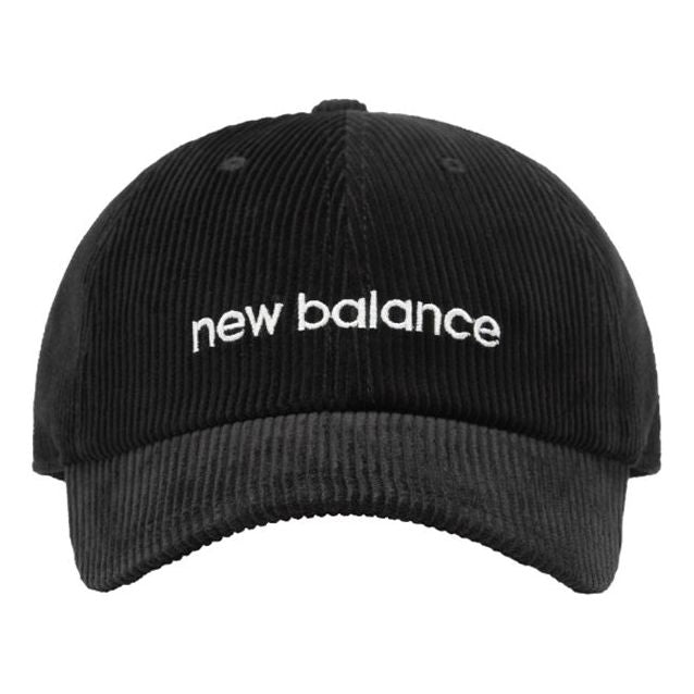 

Бейсболка New Balance Wordmark Logo Corduroy Cap 'Black', черный