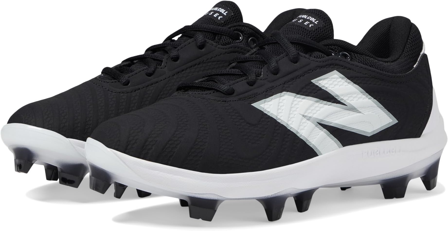 Кроссовки New Balance FuelCell FUSE v4 Molded Softball Cleats, Black/Optic White