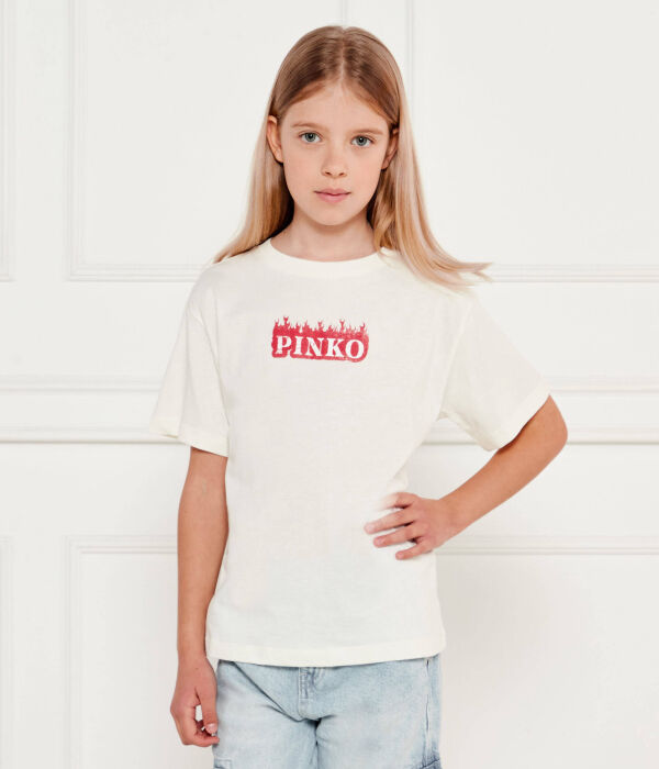 

Футболки Oversize fit Pinko Up, экрю
