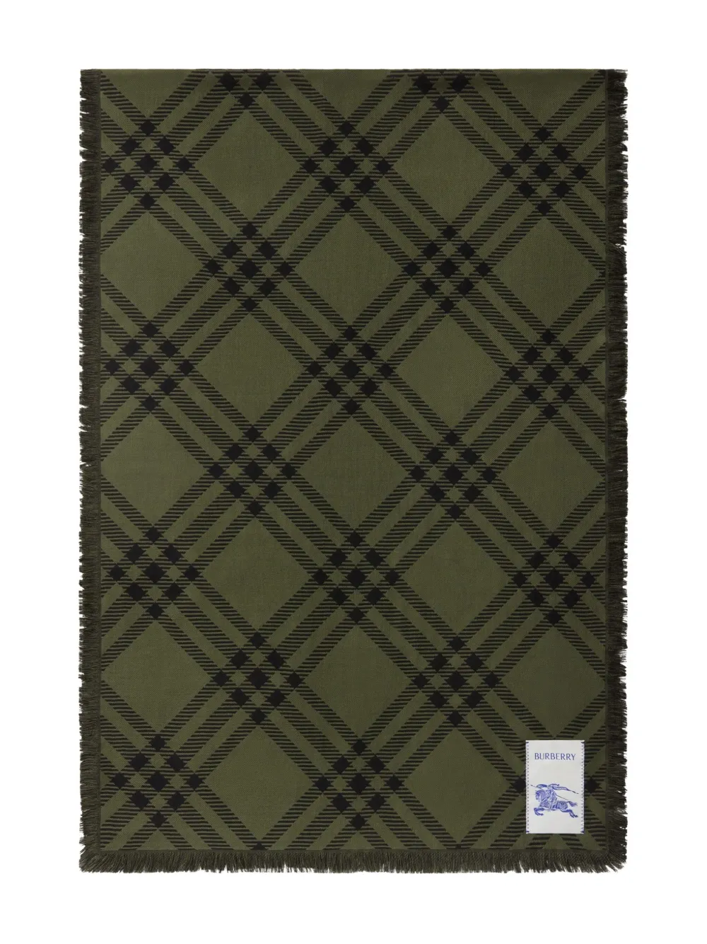 

Шарф в клетку BURBERRY, зеленый