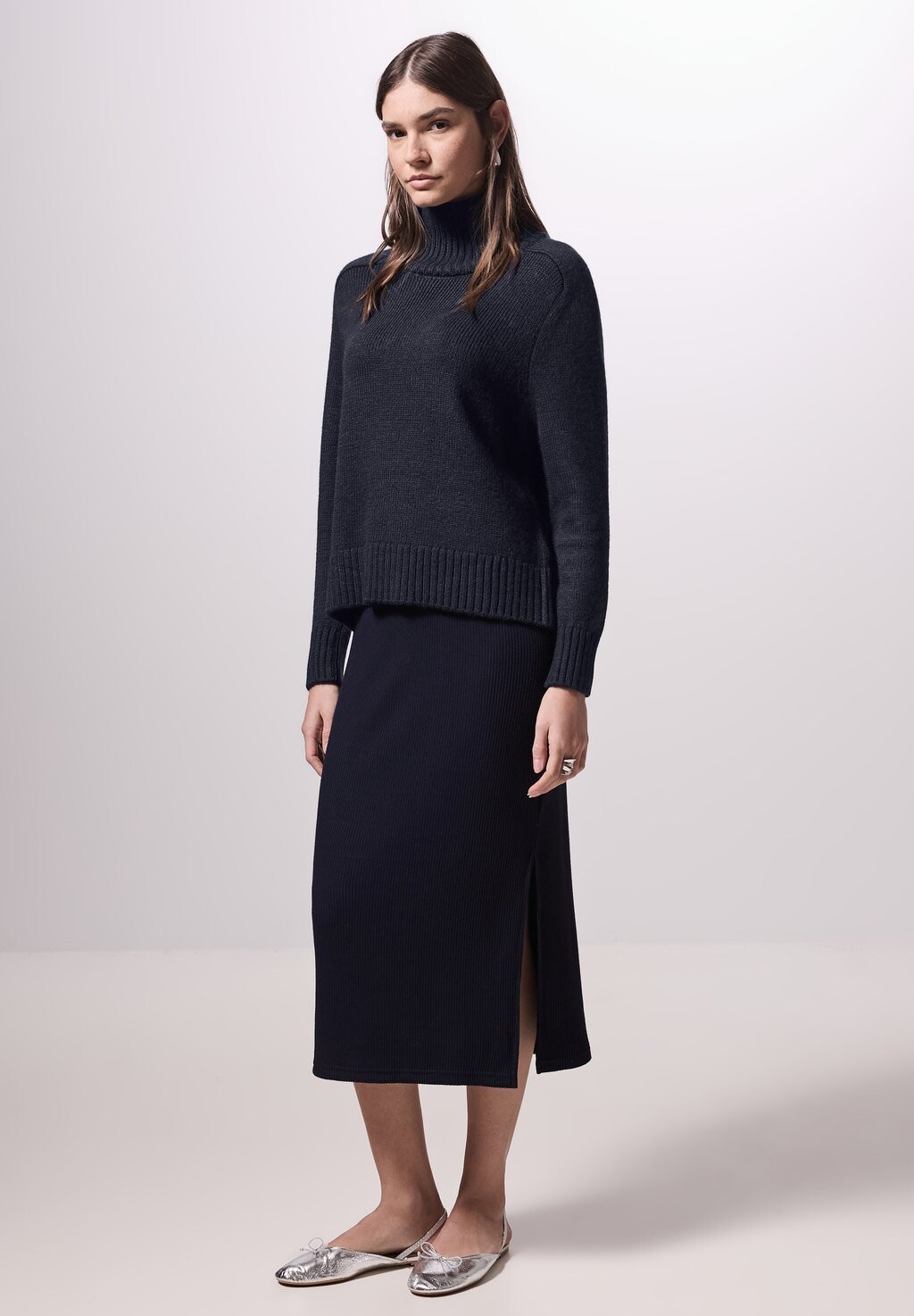 

Джемпер TURTLENECK Street One Studio, темно-синий