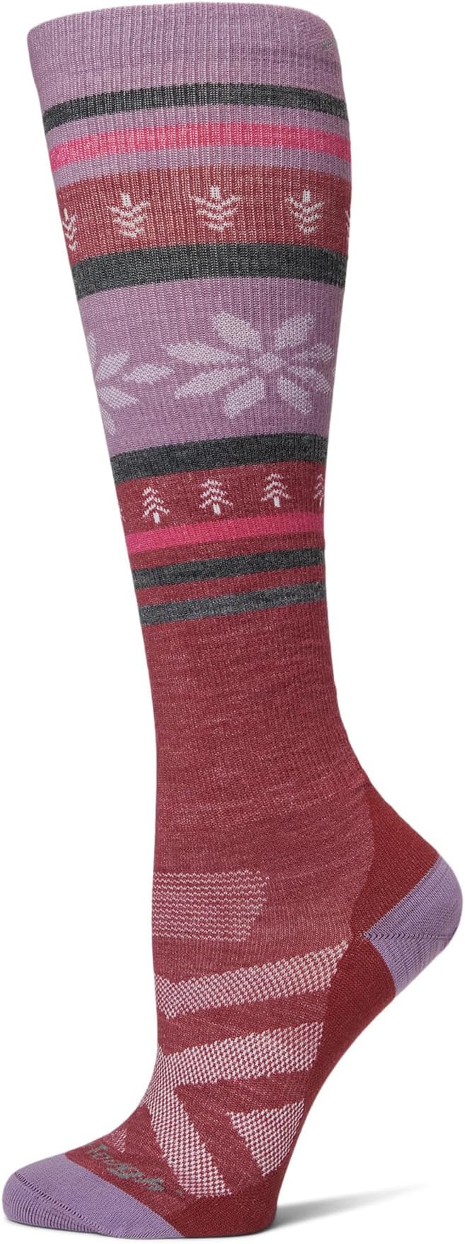 

Носки Darn Tough Vermont Alpine OTC Lightweight, цвет Cranberry