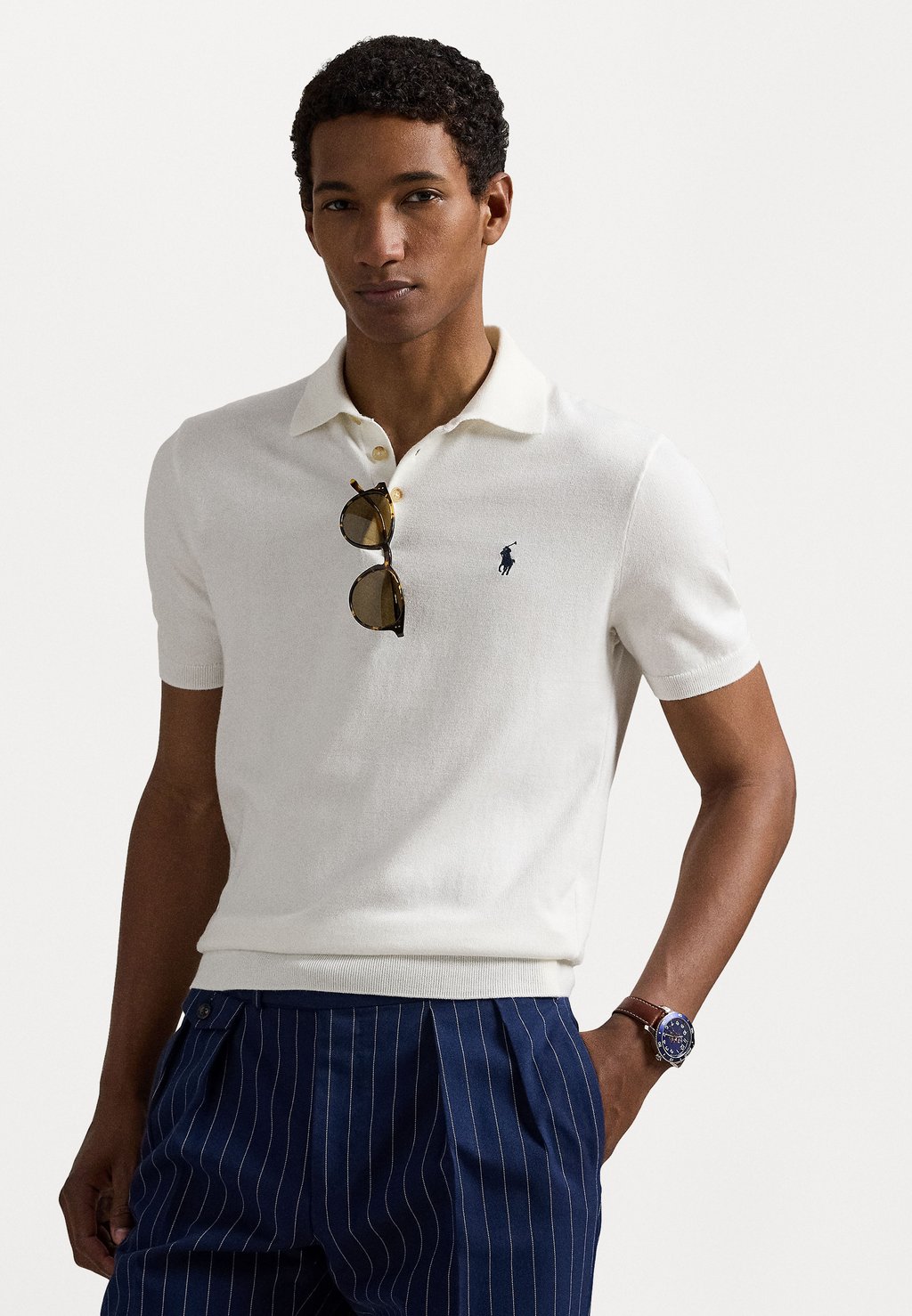 

Рубашка поло Polo Ralph Lauren, белый