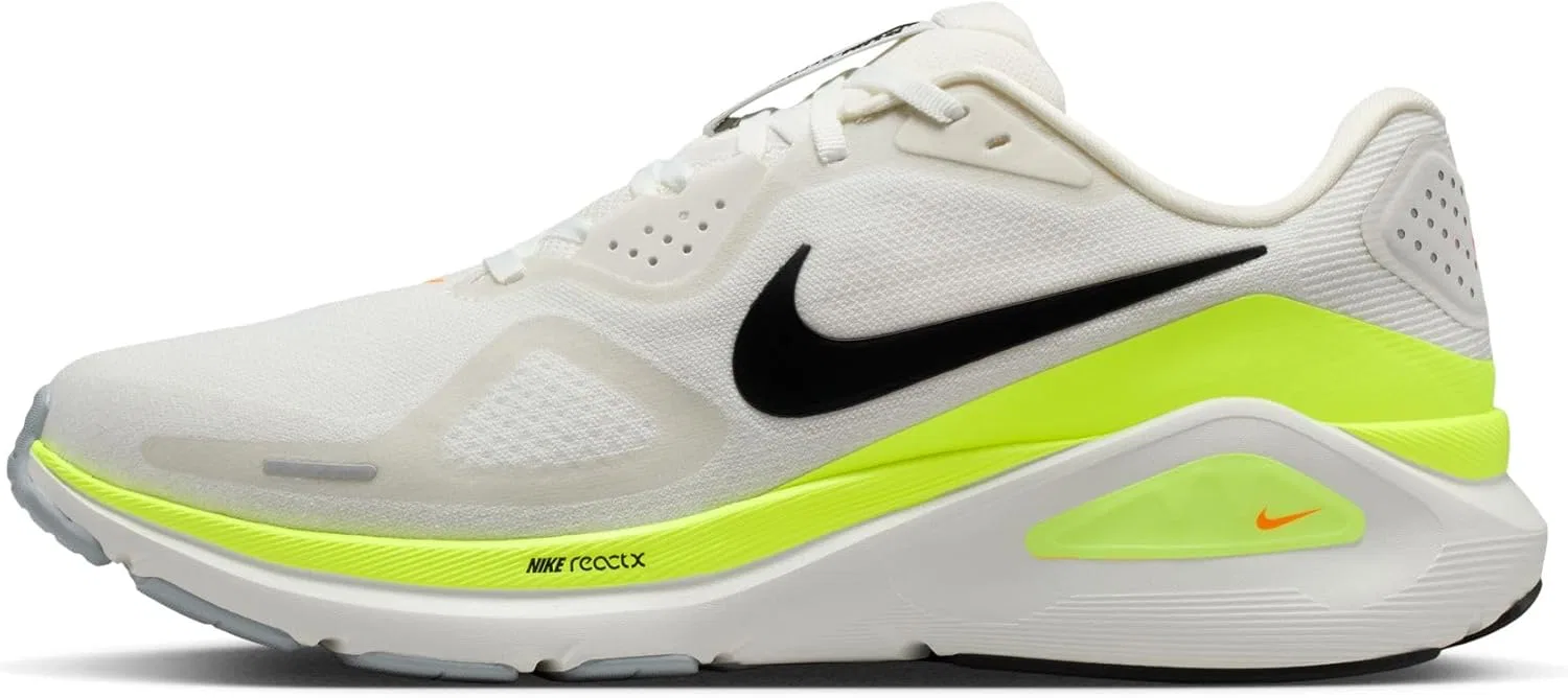 Мужские беговые кроссовки Nike Structure 26, Summit White Black Volt Total
