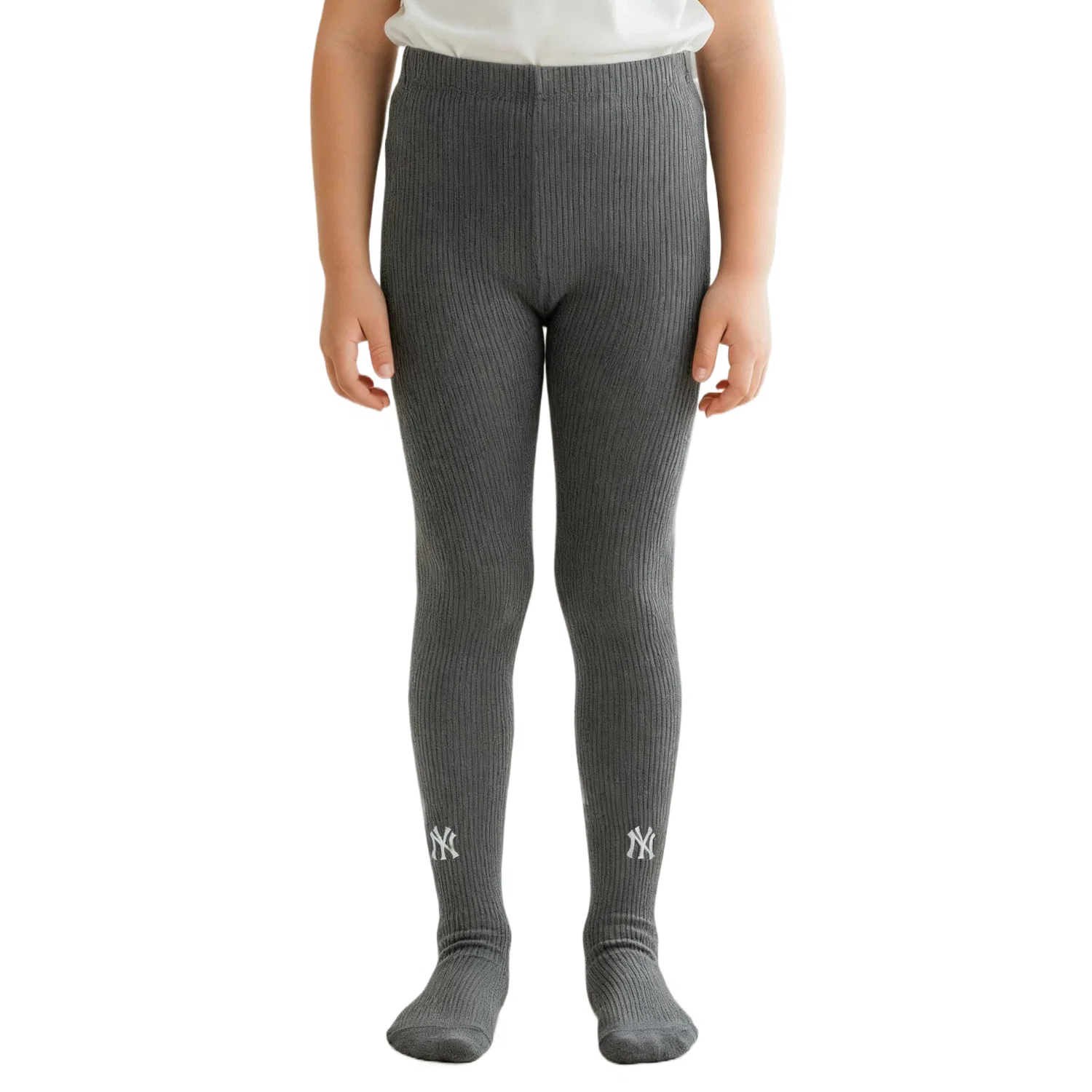 Колготки термо Slim Fit MLB KIDS темно-серый — фото 3