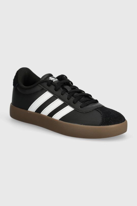 

Детские кроссовки VL Court 3.0 K adidas, черный, Серый, Детские кроссовки VL Court 3.0 K adidas, черный