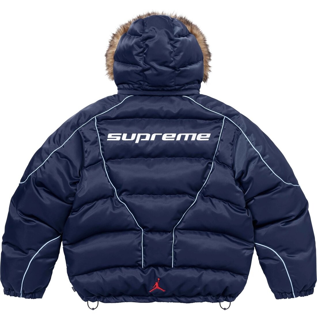 

Пуховик Supreme x Jordan Collaboration, белый