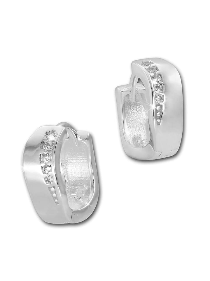 

SilberDream Женские серьги-кольца из полированного серебра 925 пробы, диаметр около 14 мм