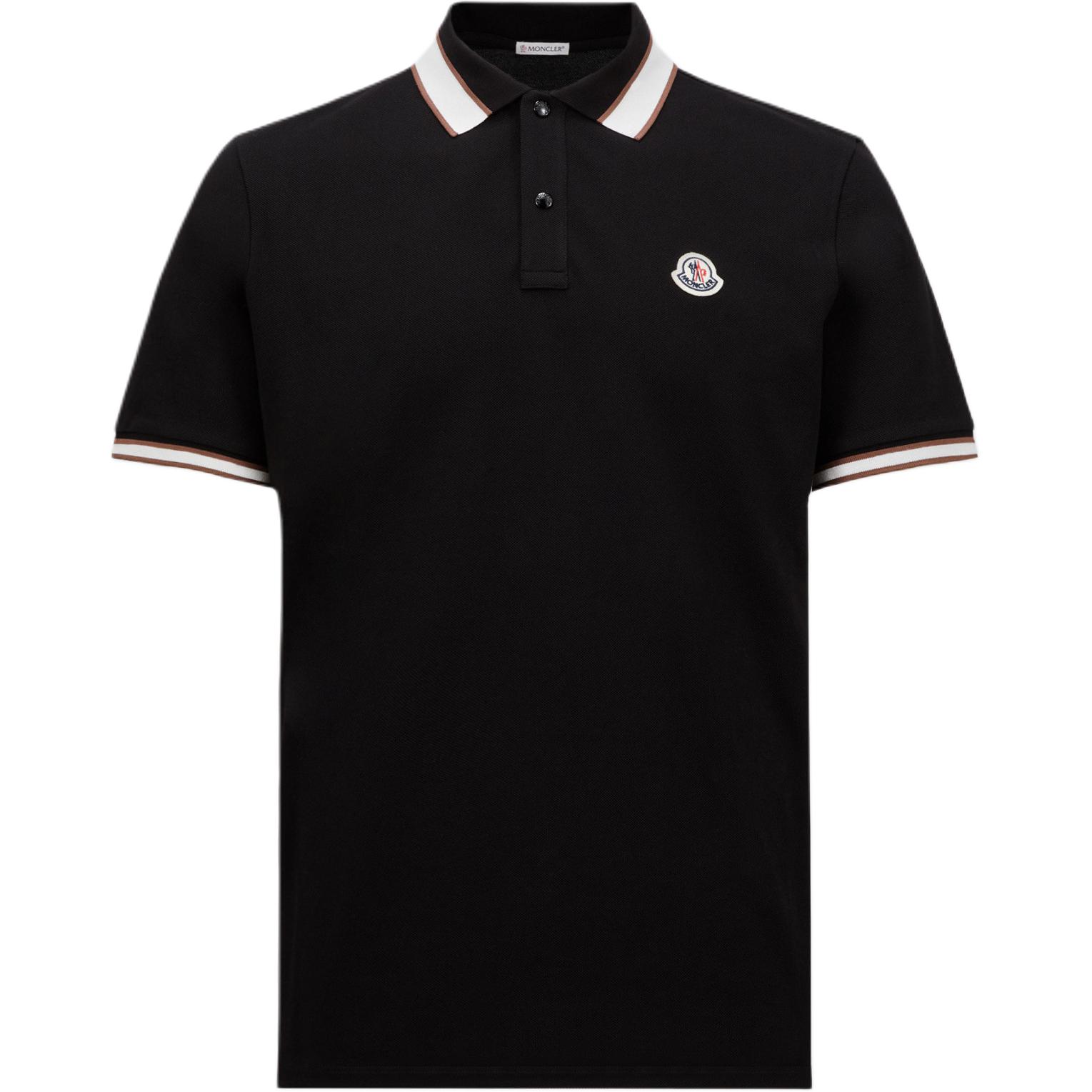 

Нашивка с логотипом на рубашке-поло Moncler, черный